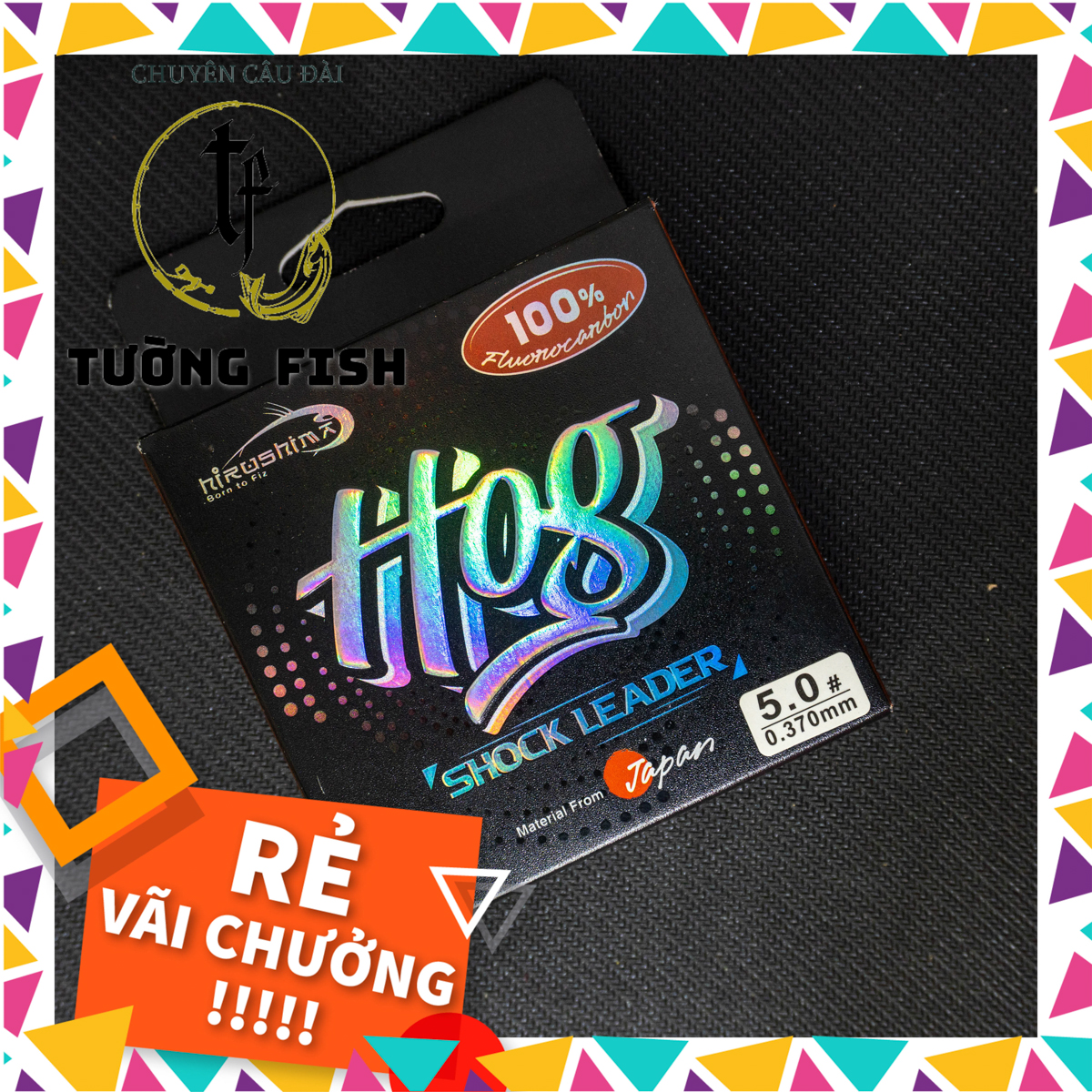 Dây làm thẻo HitaLure HOG Shock Leader - HitaFishing