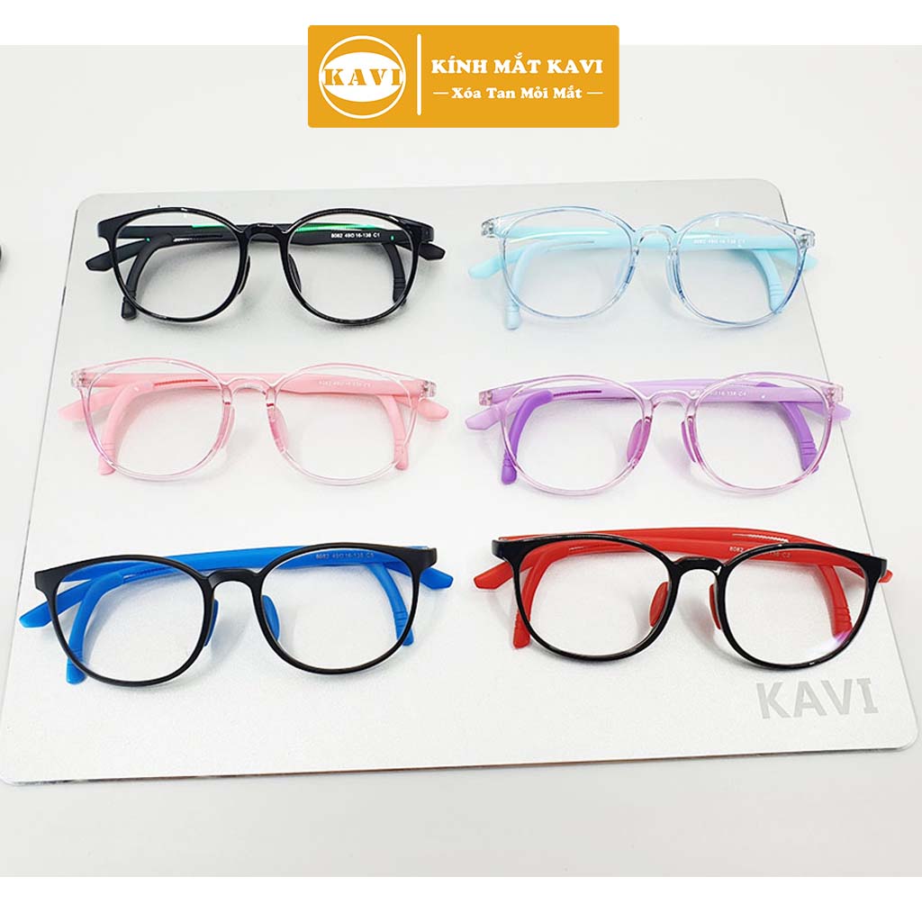 Gọng kính KAVI trẻ em có kẹp tai chống rơi A141.