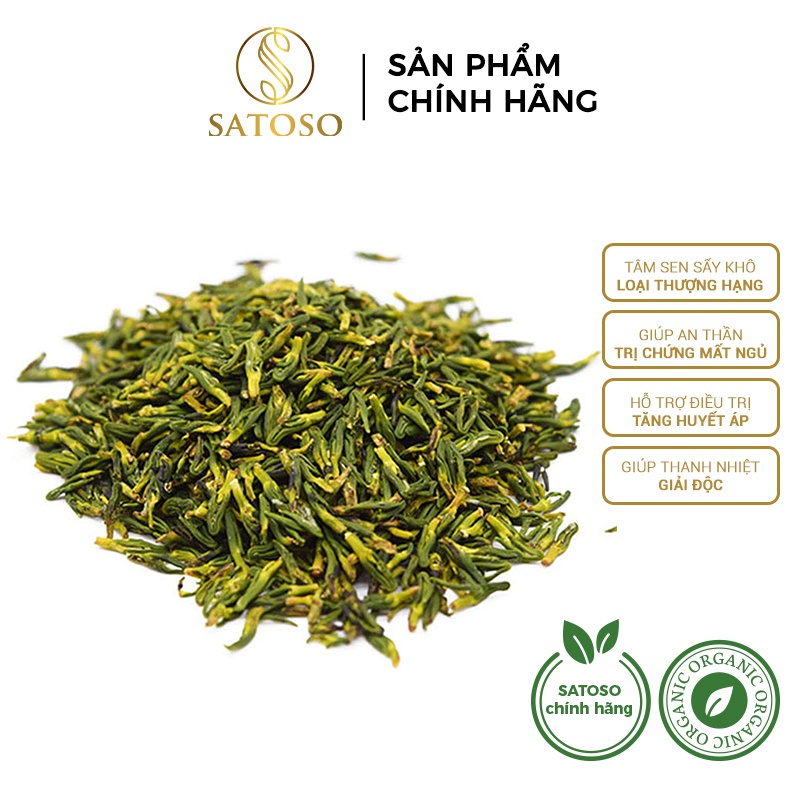 Tâm sen sấy khô thượng hạng SATOSO 1kg giúp an thần ngủ tốt