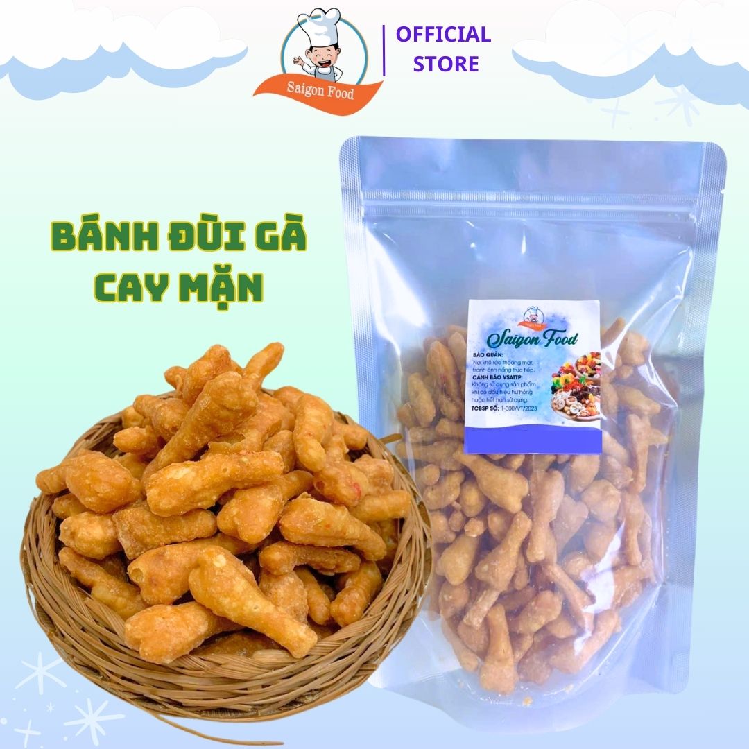 250g bánh đùi gà cay mặn saigon food