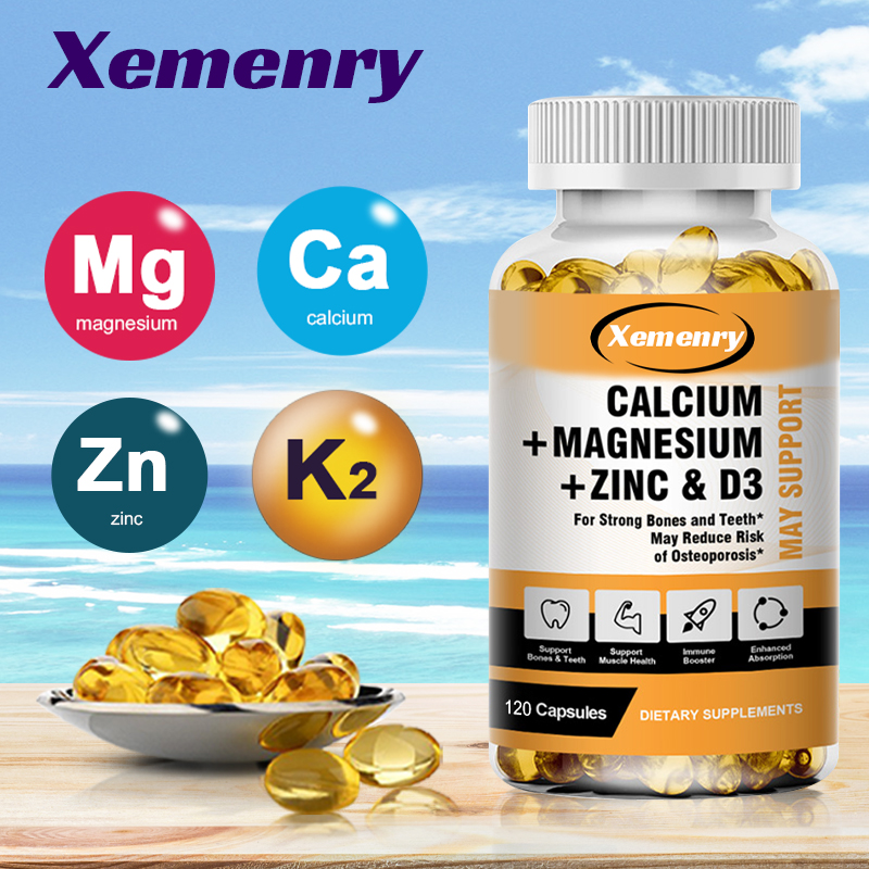 Viên nang CANXI + MAGNESIUM + KẼM & D3 Với Vitamin D3 Xương