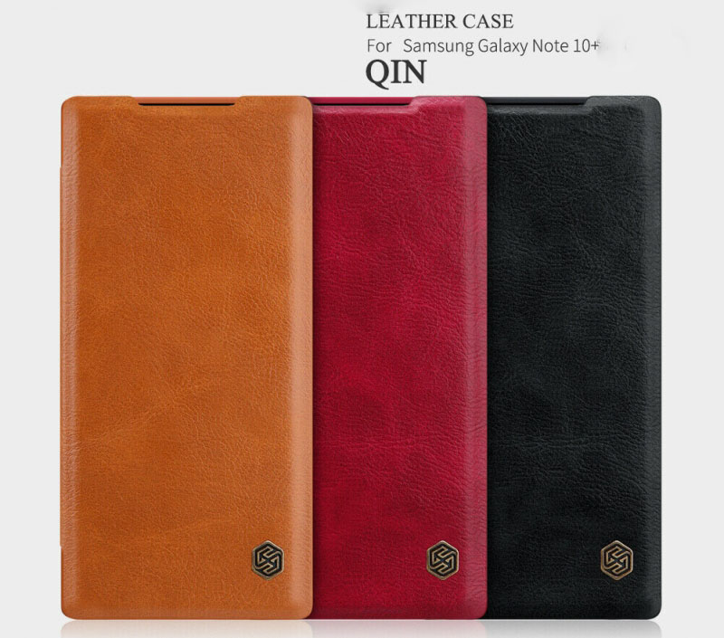 Bao da SamSung Galaxy Note 10+ Plus chính hãng hiệu Nillkin QIN