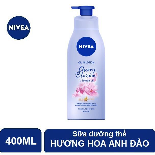 Sữa dưỡng thể Nivea hương hoa Anh đào 400ml
