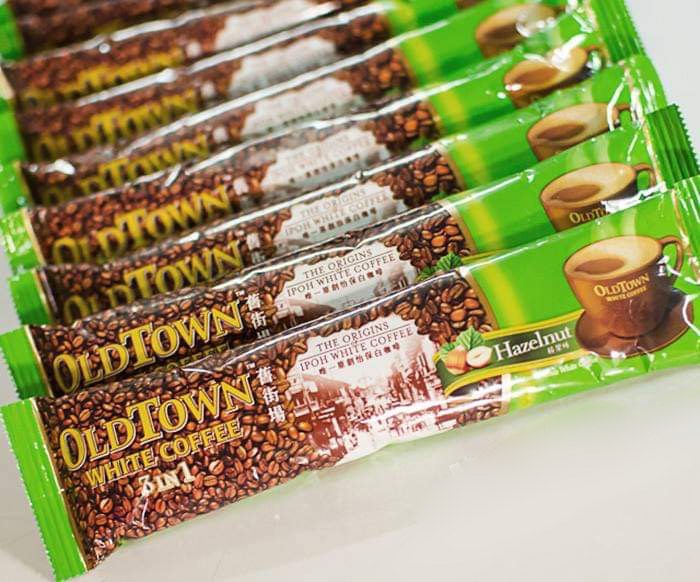 Cà phê oldtown hazelnut malayisa
