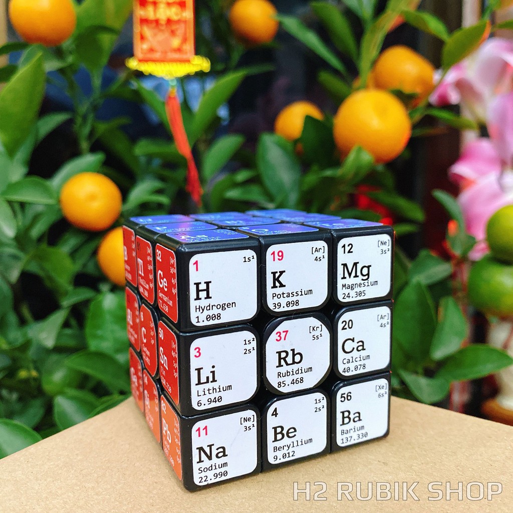 Rubik Hoá Học Bảng Tuần Hoàn Nguyên Tố Siêu Đẹp - Periodic Cube