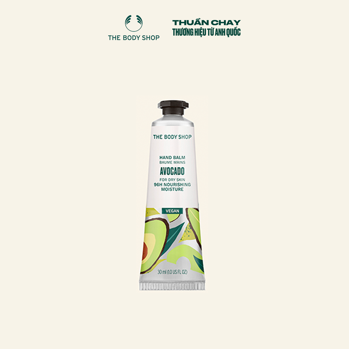 Kem dưỡng tay the body shop avocado hand balm 30ml