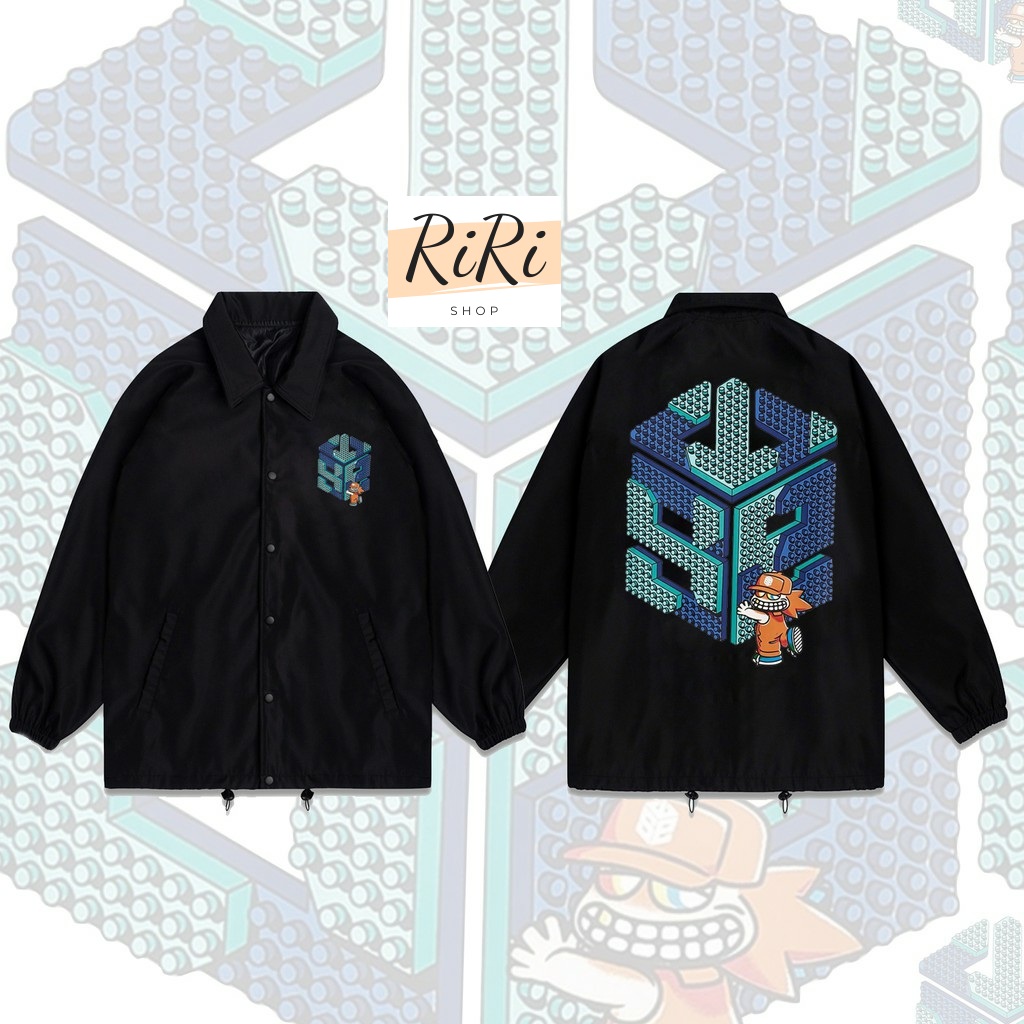 [HCM][có video]Áo Khoác SWE Lego  Form Rộng Cổ Bẻ Unisex Nam Nữ Jacket
