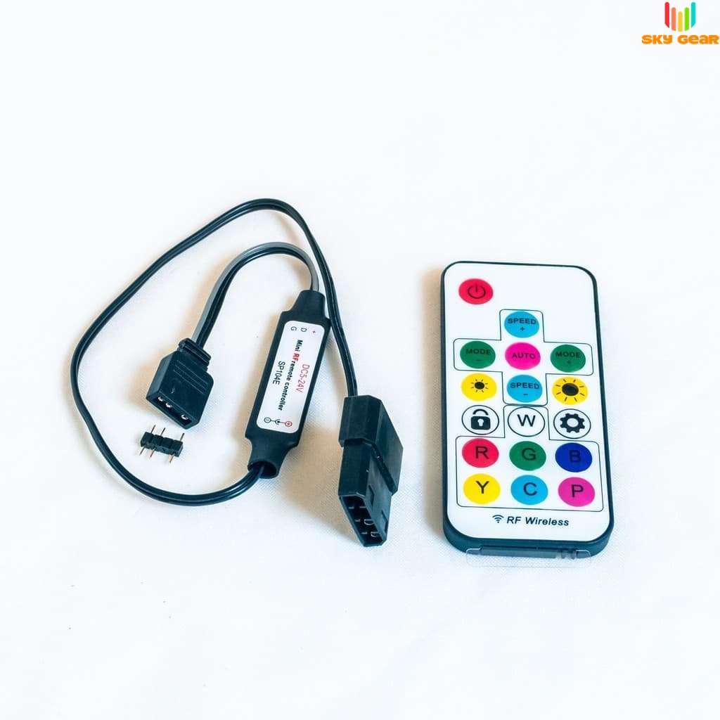 Bộ điều khiển led argb 5v 3pin -kèm remote
