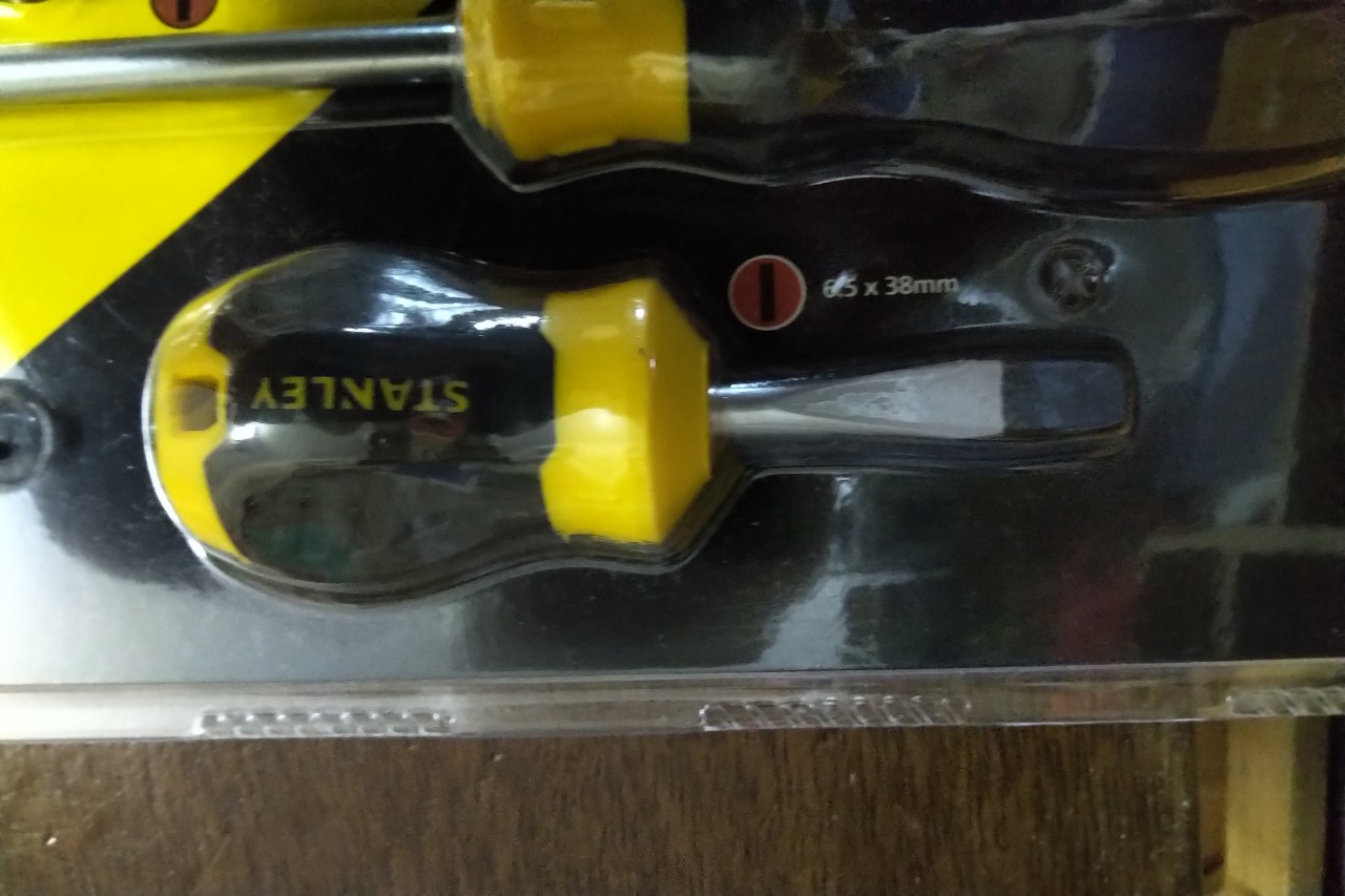Bộ tuốc nơ vít dẹp và bake 8 cây stanley stmt66673