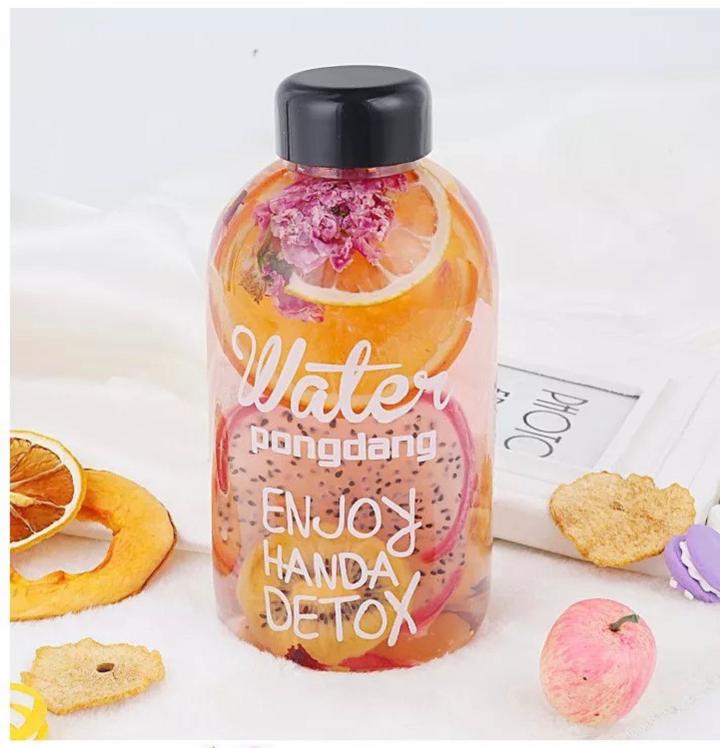 Bình nước thủy tinh pongdang 600ml