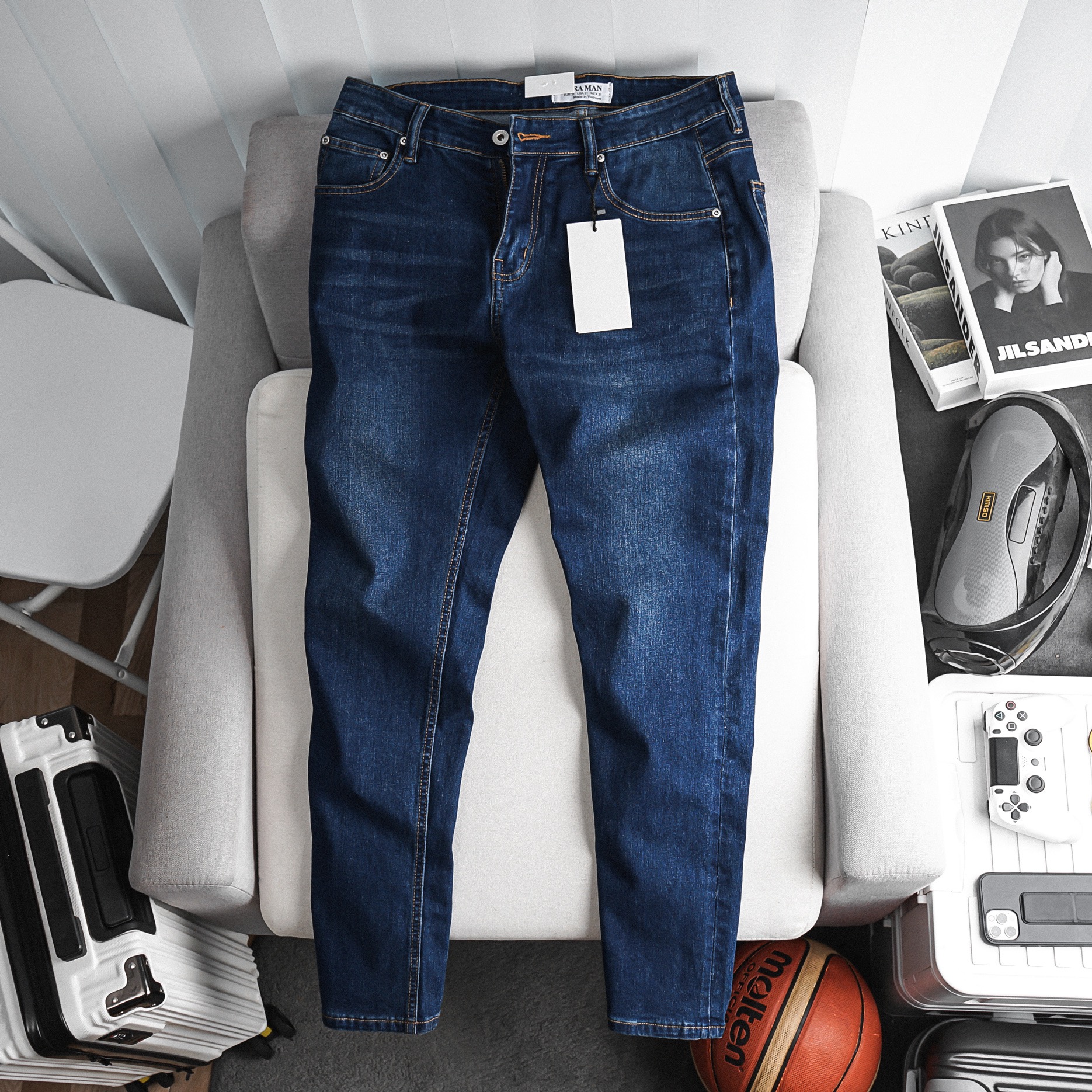 Quần Jean Dài Nam Slim Fit size đại bigsize 130kg hàng cao cấp