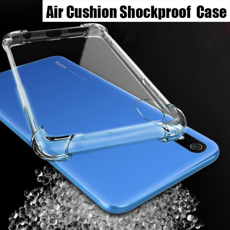 Ốp lưng silicon trong chống sốc + kính full Xiaomi Redmi 9A, Redmi 9C