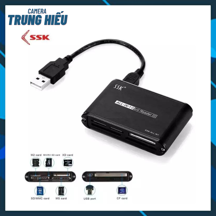 Đầu đọc thẻ nhớ all in one ssk