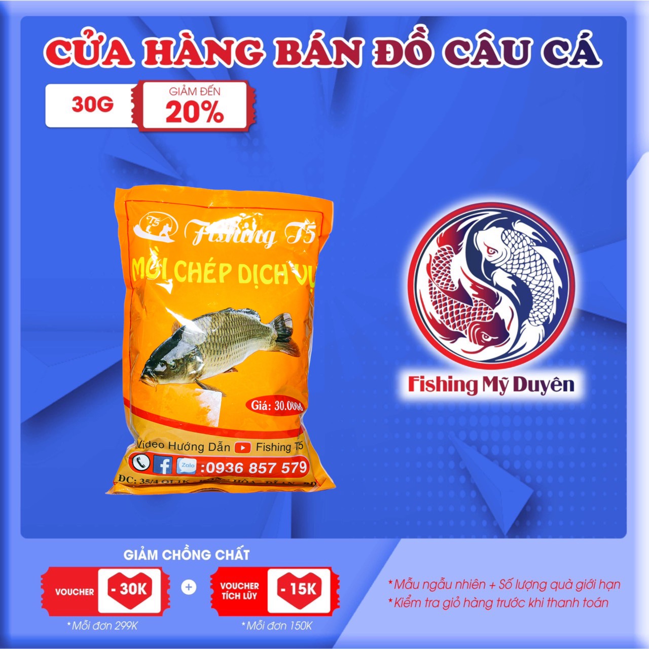 Mồi chép dịch vụ t5