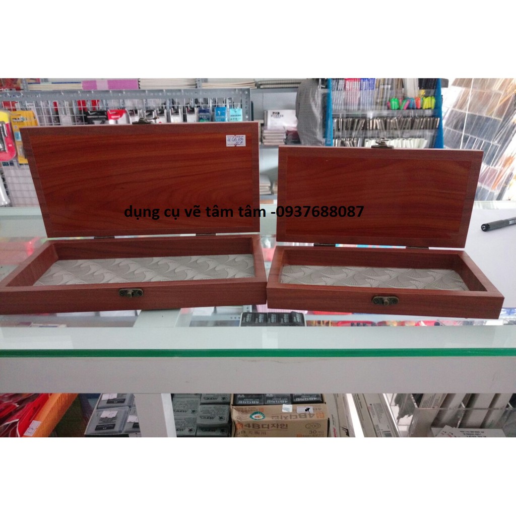 Hộp gỗ, Hộp gỗ đựng màu Lenin, sonnet-Dụng cụ vẽ Tâm Tâm