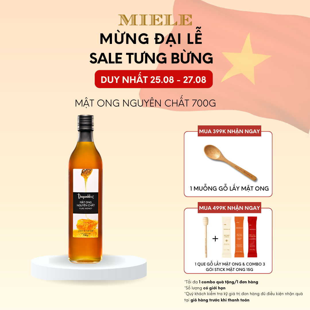 Mật ong nguyên chất duy anh bee 700g