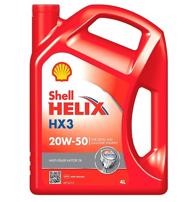 Nhớt xe shell helix hx3 20w50