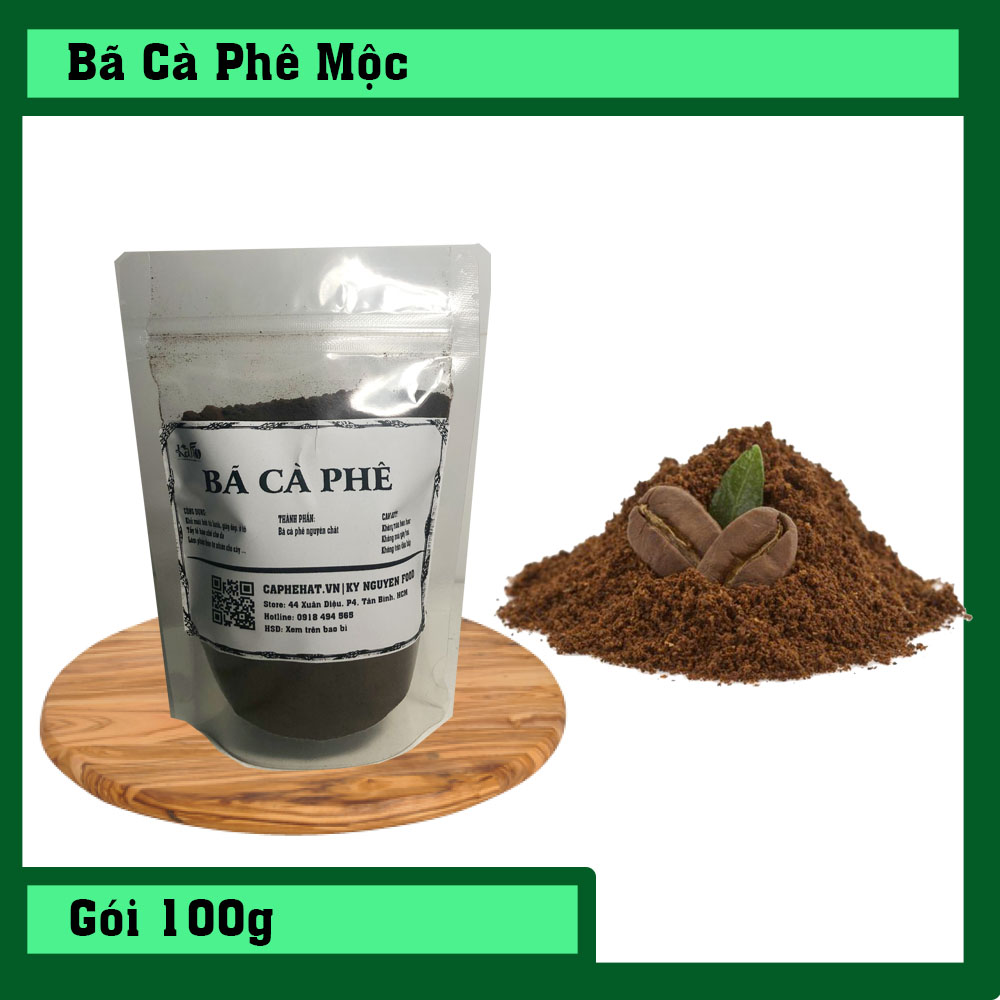 100g| bã cà phê | chiết xuất từ cà phê mộc| kỷ nguyên food