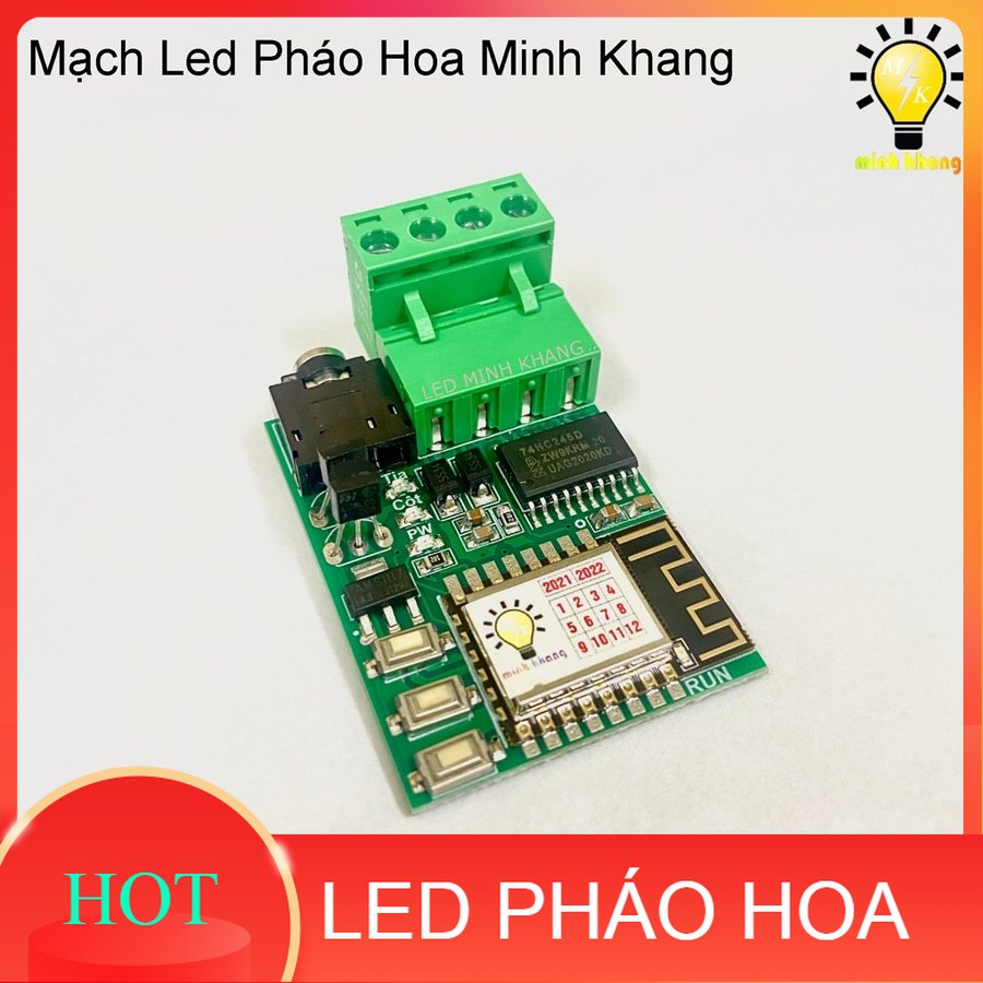 Mạch Led phao hoa Minh Khang 5v nhiều hiệu ứng đẹp 2023