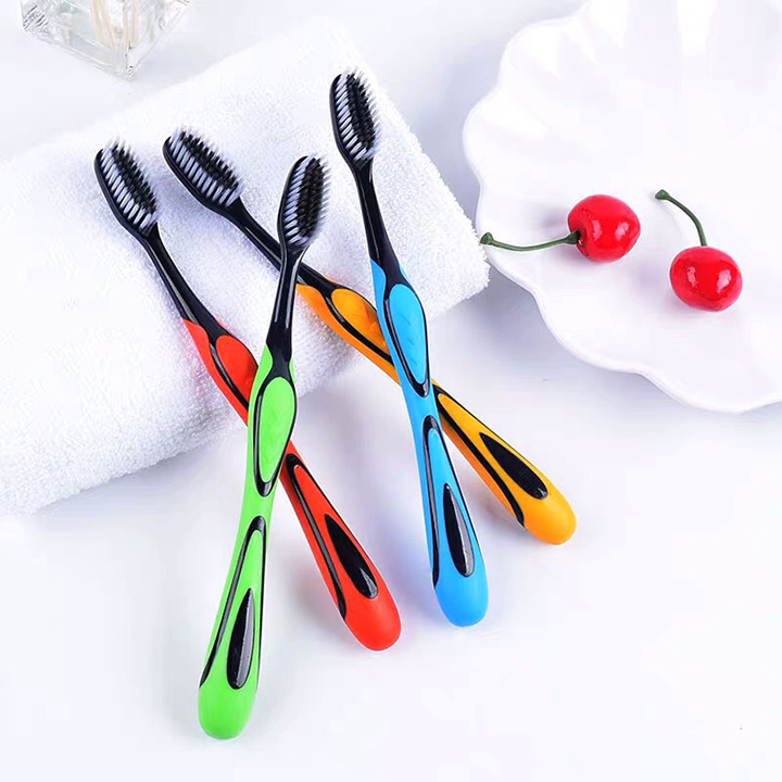 Combo 3 chiếc Bàn Chải Đánh Răng Than Tre Hoạt Tính Hàn Quốc BOSSI 921,Bàn chải đánh răng sợi mềm cho người lớn,Sét bàn chải đánh răng