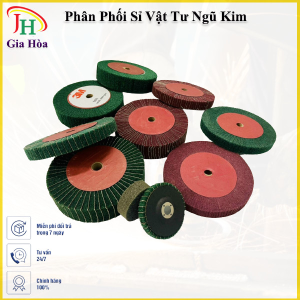 Bánh bùi nhùi đỏ/xanh kẹp nhám