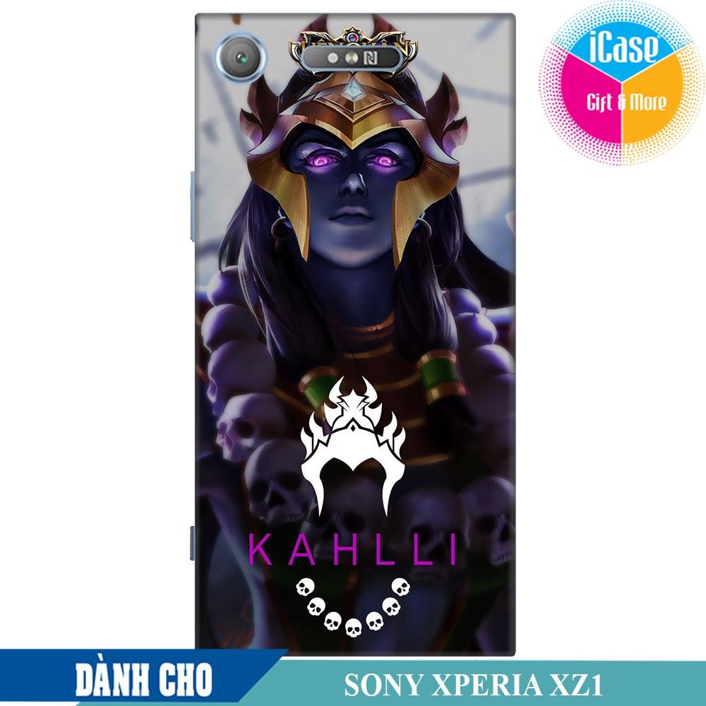 Ốp lưng nhựa dẻo dành cho Sony Xperia XZ1 in hình Kahlli