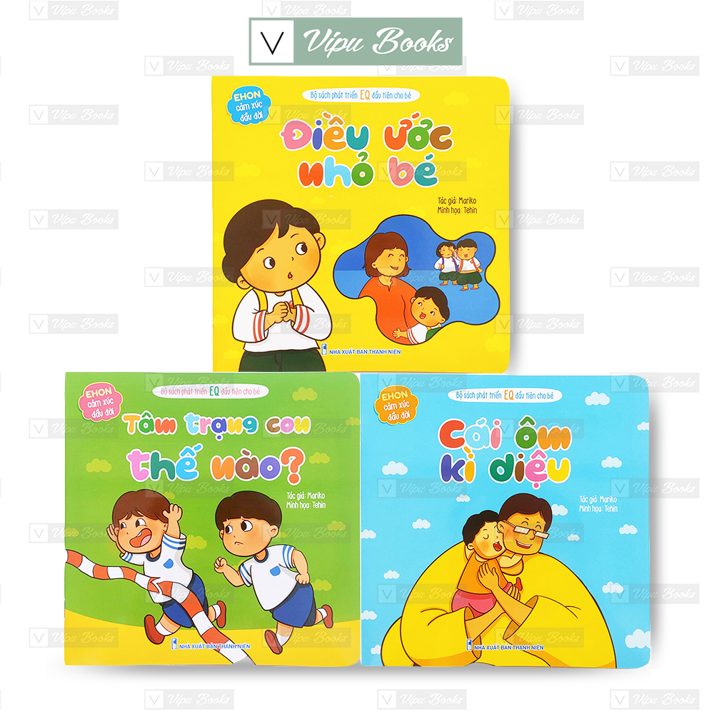Sách - ehon cảm xúc đầu đời - bộ sách phát triển eq đầu tiên cho bé