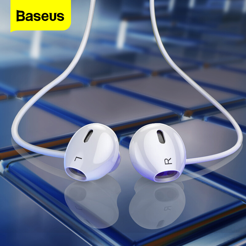 Baseus 6D Âm thanh nổi 3,5 mm / Loại C Tai nghe có dây Trong tai Tai nghe có Mic Âm thanh nổi Bass Giắc cắm Tai nghe Tai nghe Tai nghe cho iPhone Samsung Xiaomi Huawei Điều khiển dây thể thao Tai nghe