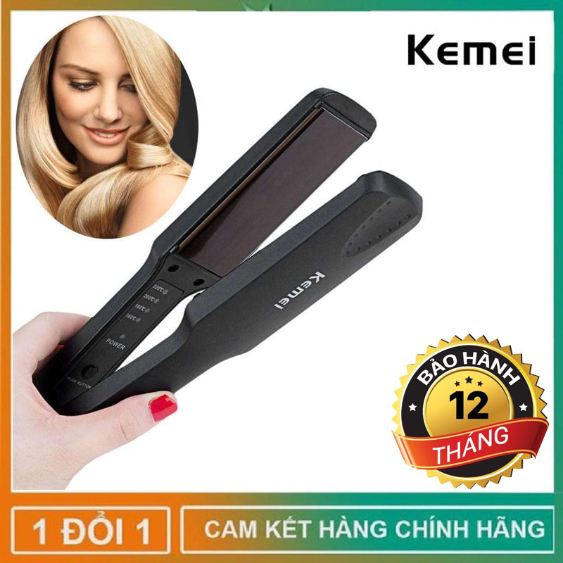 Máy ép tóc - máy duỗi tóc Kemei 2219 , máy ép tóc giá rẻ 4 mức nhiệt tự động điều chỉnh, máy ép tóc đa năng mini tại nhà, máy là tóc thẳng, MAY EP TOC KEMEI 329, máy làm tóc - BẢO HÀNH 3 THÁNG