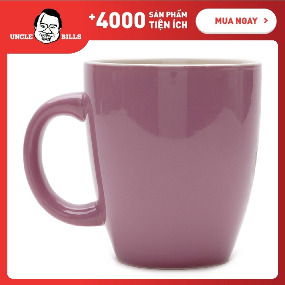 Ly uống cà phê bằng sứ dung tích uncle bills kd0013 450ml