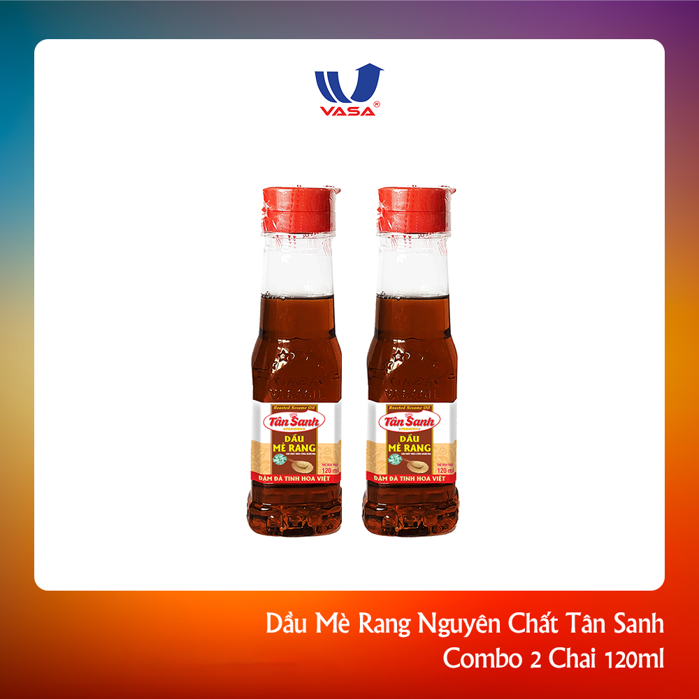 Combo 2 Chai Dầu Mè Rang Tân Sanh 120 ml