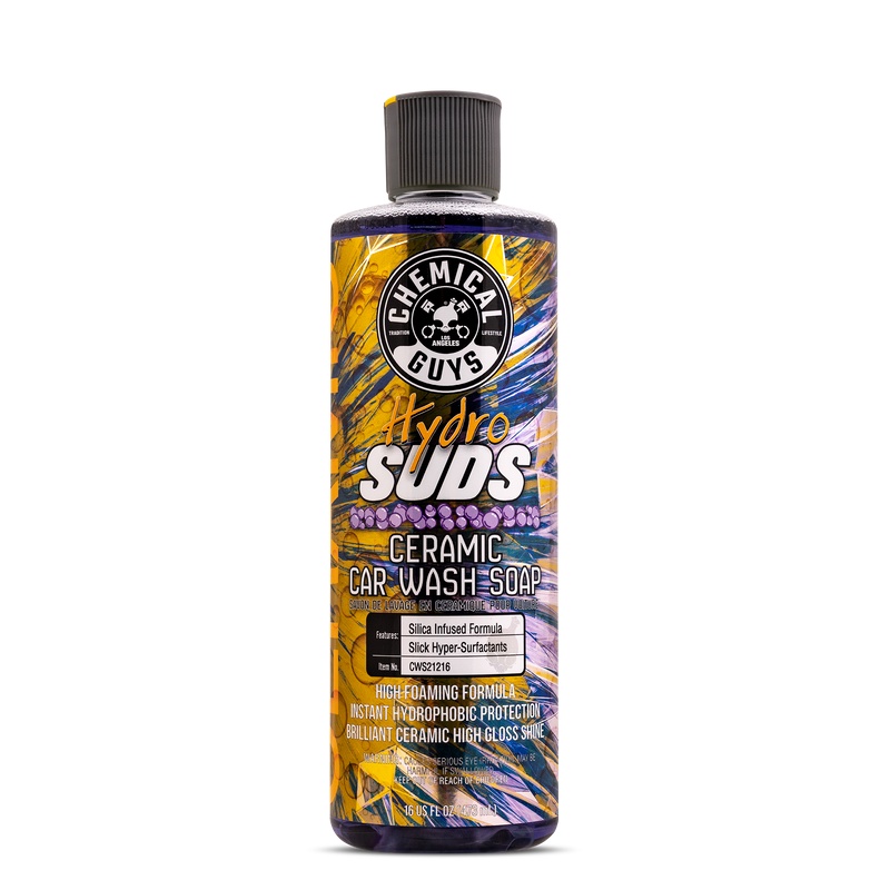 Dung dịch rửa xe đậm đặc có chứa Ceramic Chemical Guys HydroSuds Ceramic Car Wash Soap - 478ml.