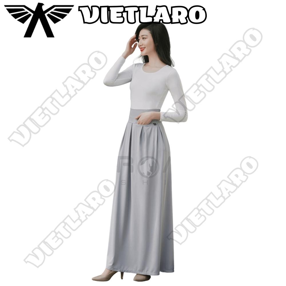 Chân váy chống nắng Laroma, quây váy chống nắng dệt bằng sợi cool-air thể thao đạt tiêu chuẩn chống tia tử ngoại UPF50+ do Viện Dệt May Việt Nam kiểm nghiệm, thông hơi làm mát cơ thể và đặc biệt có tính năng khử mùi