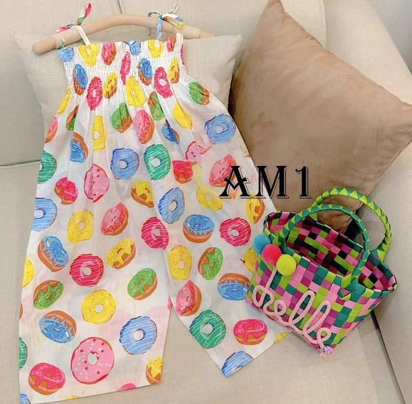 Đồ bé gái jumpsuit TB303 Bộ yếm 2 dây cho bé gái