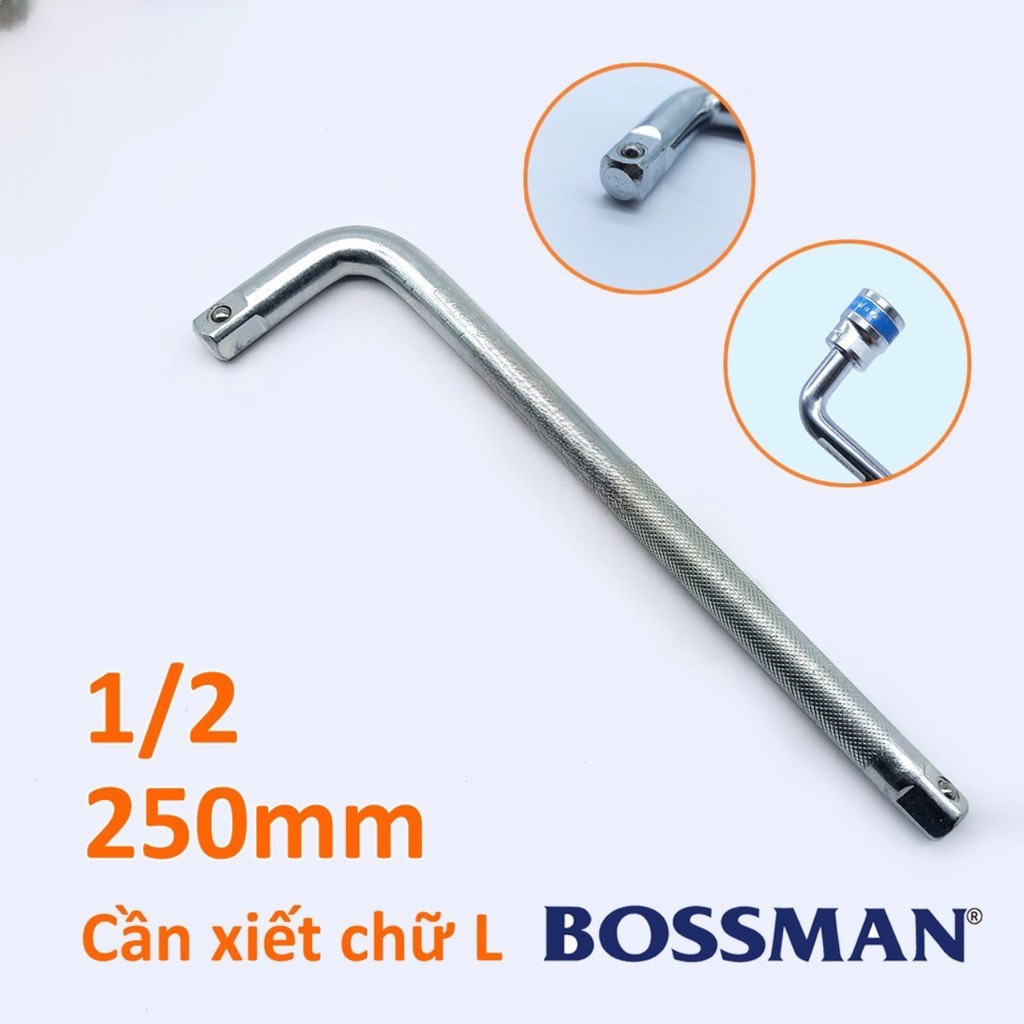 Cần siết chữ l 1/2 bossman,cần gắn đầu tuýp 1/2 siêu cứng