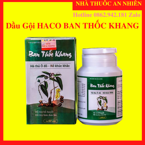 [Tặng Vòng Tay]Viên Uống Mọc Tóc Haco Ban Thốc Khang - AN001