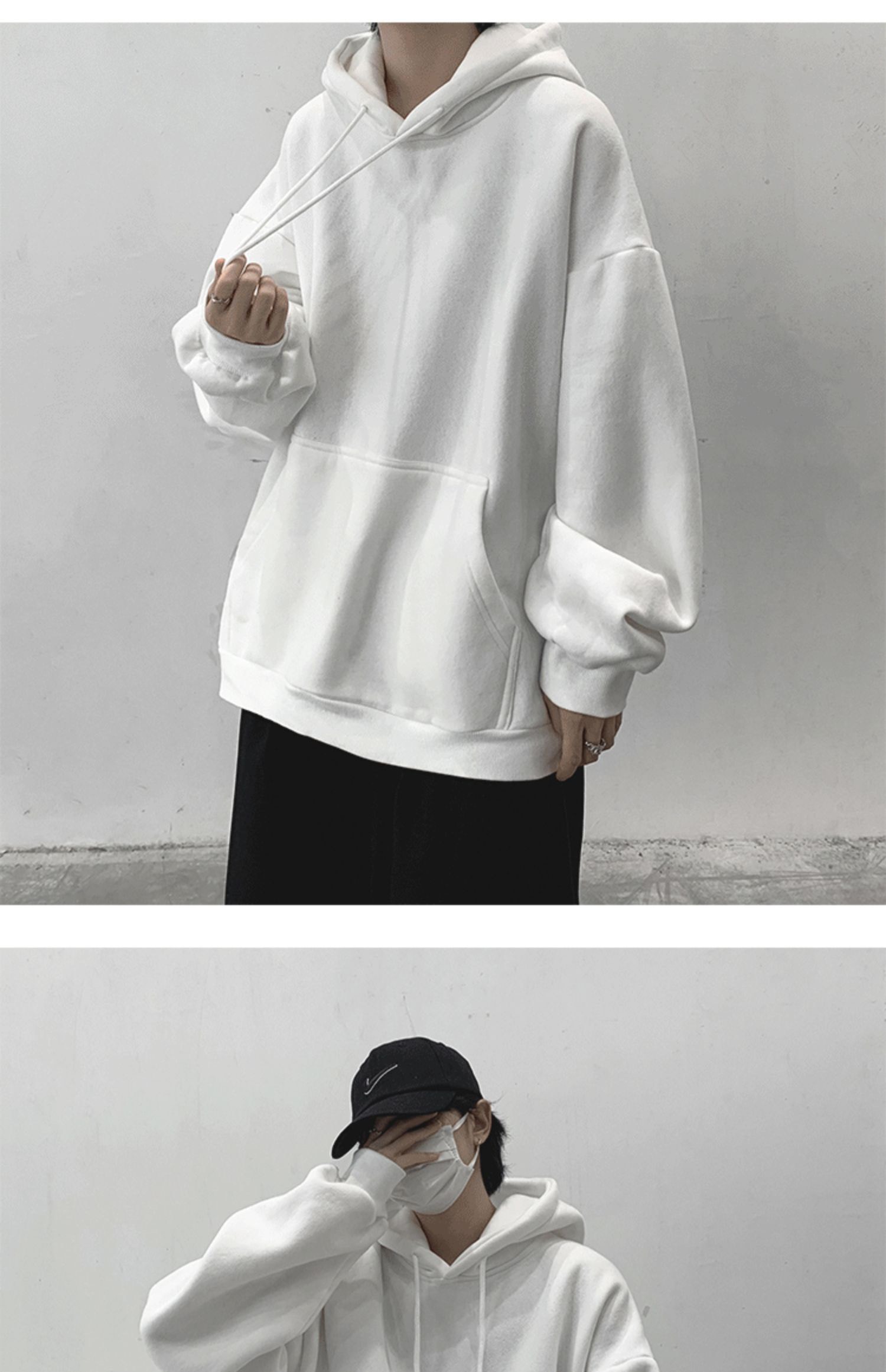 Áo hoodie unisex an04 dài tay có mũ sweater form rộng mùa đông 2021 phong cách hàn quốc mr.basic
