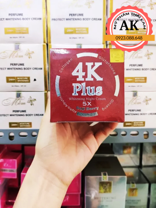 Kem 4k đỏ plus 5x giảm mụn thái lan 20gr