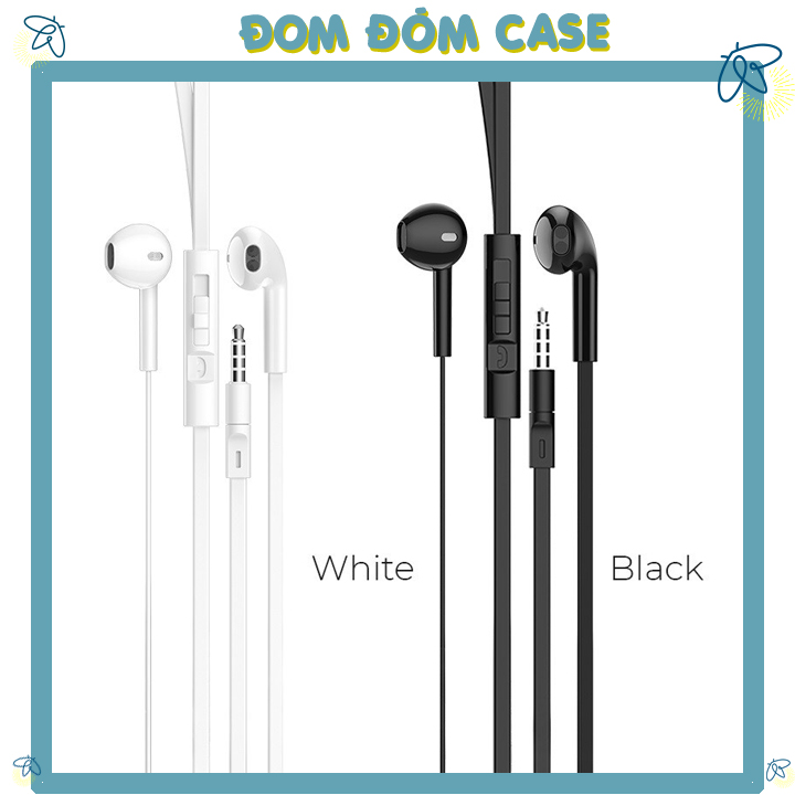 Tai nghe nhét tai có dây siêu bass Borofone BM23 âm thanh toàn cảnh 360 độ chân thực, sử dụng được với tất cả các dòng điện thoại