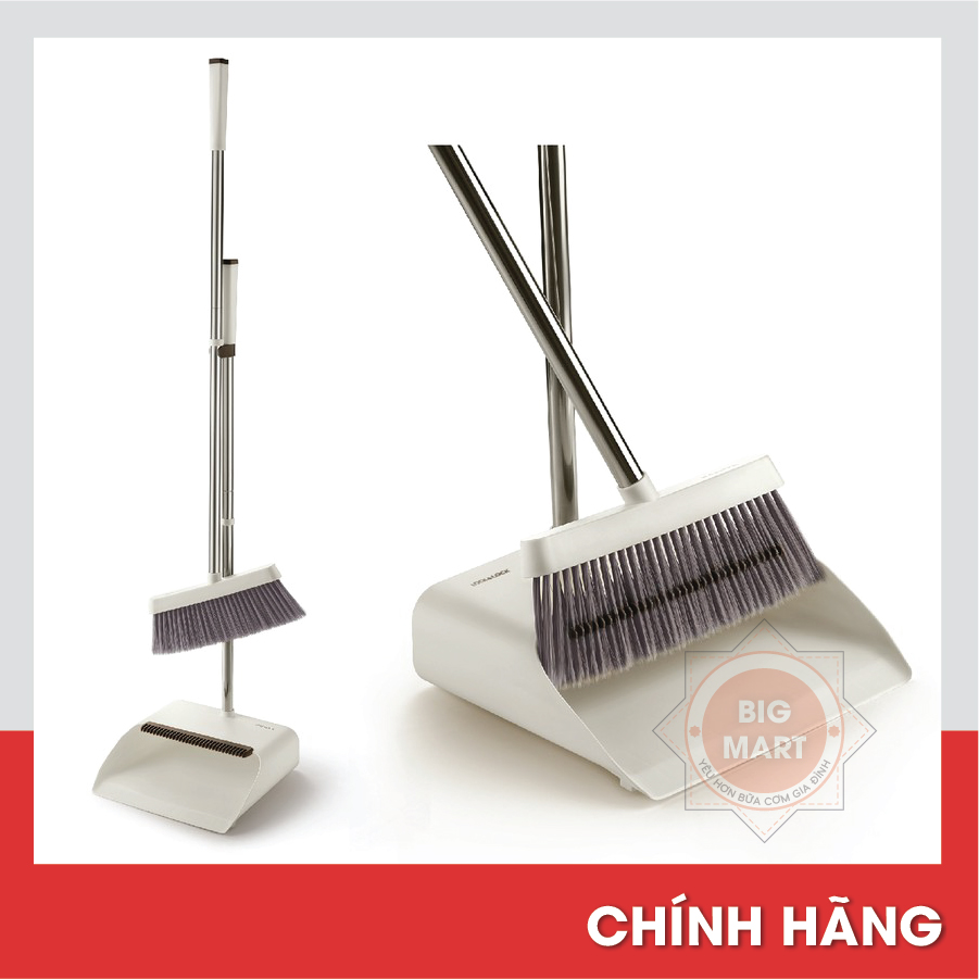 Bộ chổi quét nhà lock and lock cây chổi 28x83cm kèm dụng cụ hốt 24.5x26x95cm - etm465
