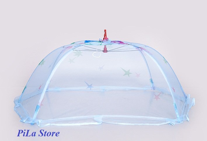 [HCM]Mùng Chụp Em Bé vải Tuyn In Bông Mát