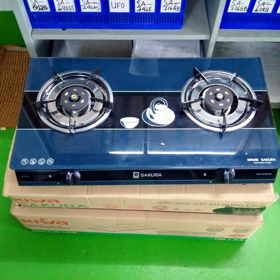 Bếp gas sakura sa-692sg hàng trưng bày tiết kiệm ga 20% tặng dây gas hàng chính hãng 100%