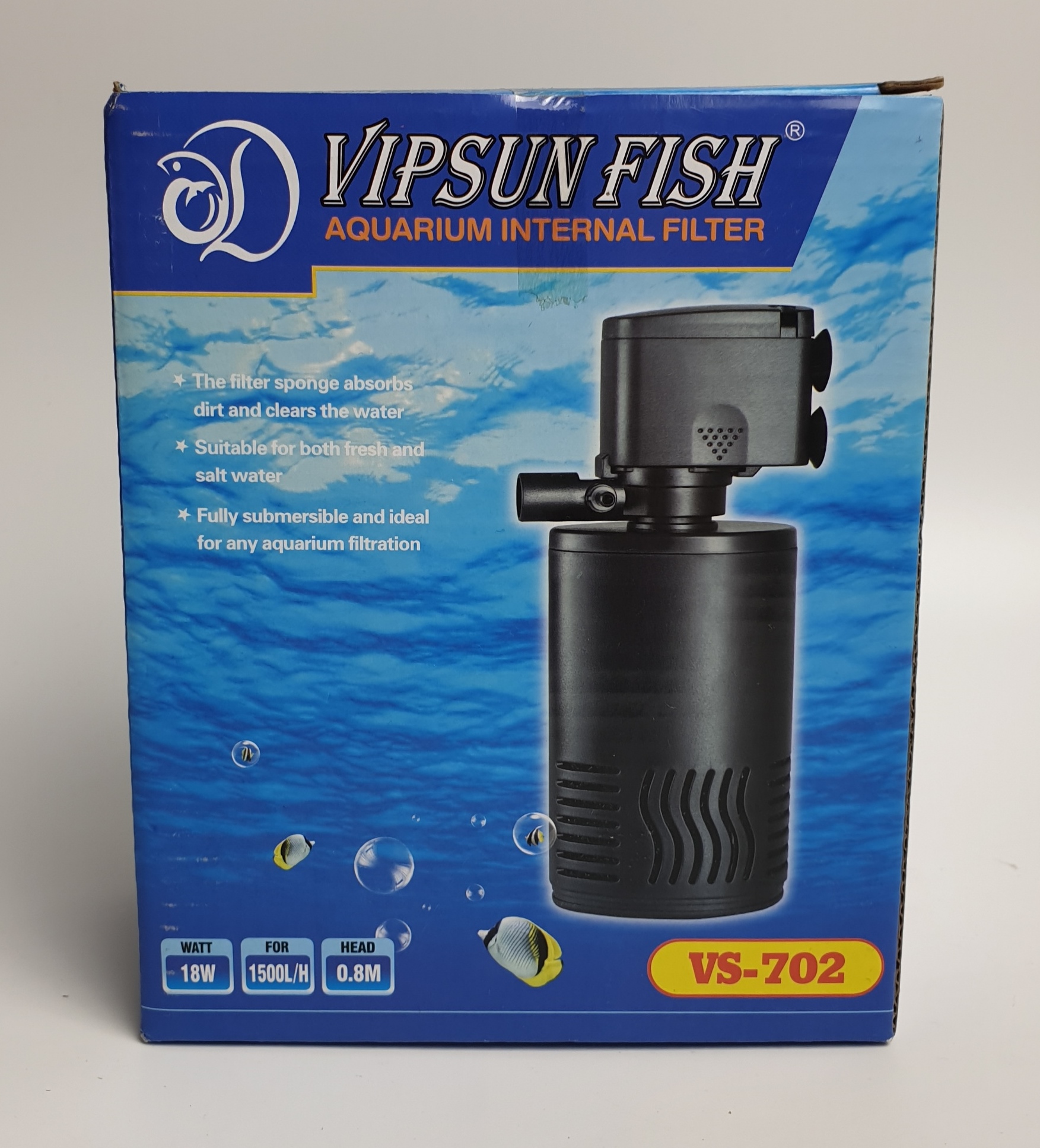 Lọc đứng Vipsun Vs-702 lọc nước và tạo oxy cho hồ cá