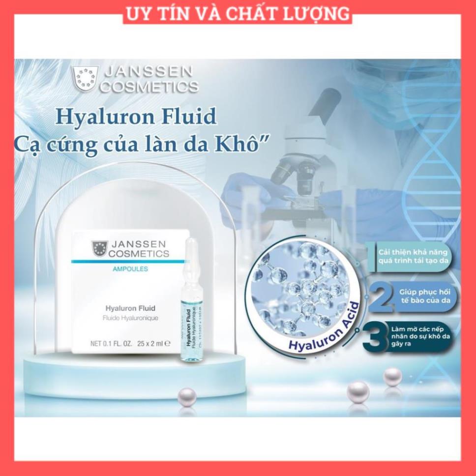 165 - Tinh chất dưỡng ẩm, cấp ẩm cho da khô - Janssen Cosmetics Hyaluron Fluid