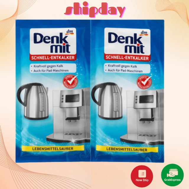 Bột Rửa Ấm Siêu Tốc Denkmit, Tẩy Cặn Bình Denkmit, Bột tẩy cặn ấm siêu tốc, máy pha cà phê Denkmit, hàng Đức, giá rẻ