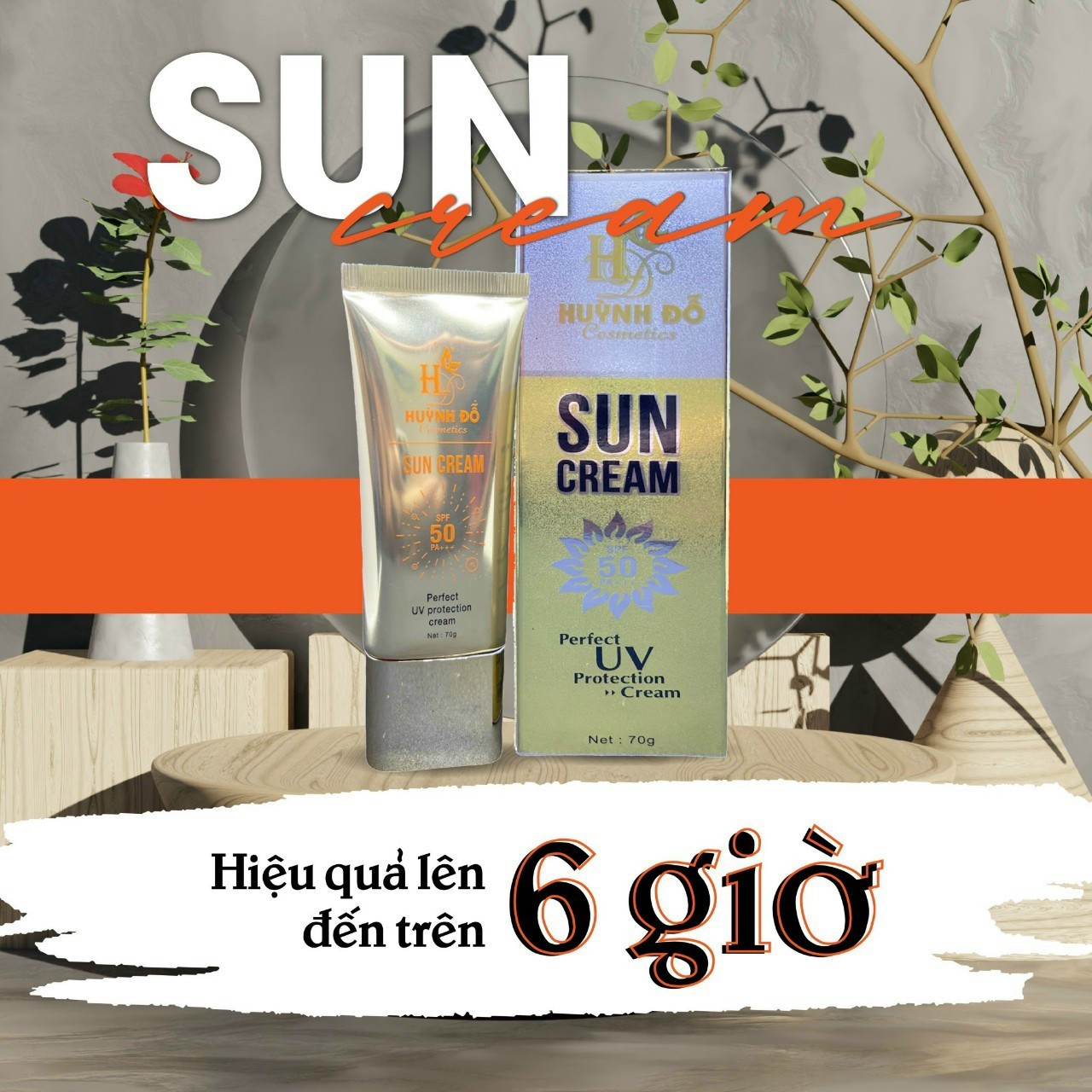 Kem chống nắng sun cream chuyên nám huỳnh đỗ