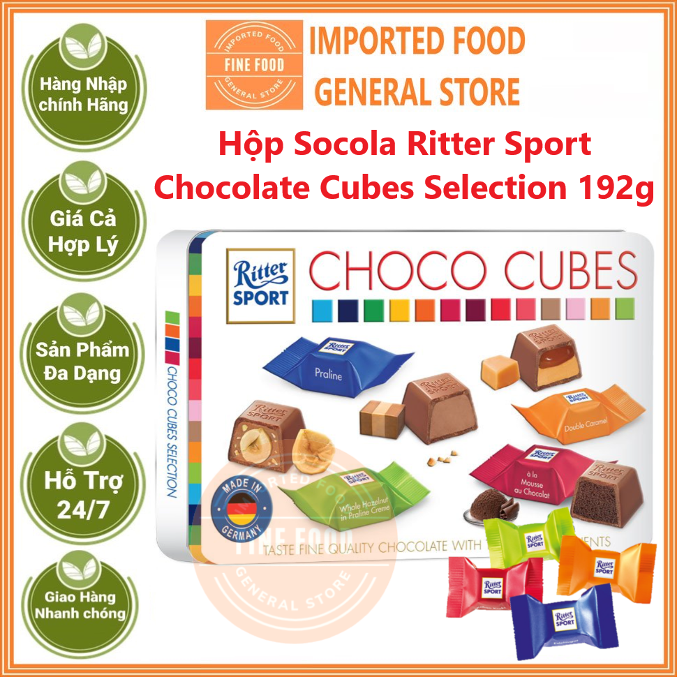 Ritter Sport Chocolate Cubes Selection 192g