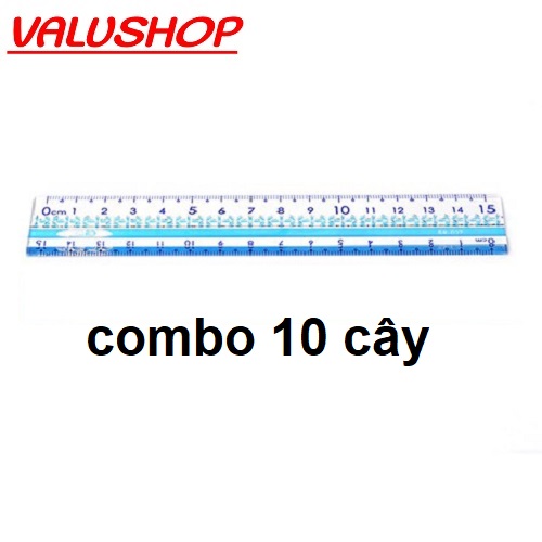 Thước kẻ cứng thiên long điểm 10 tp-sr027 - 15cm