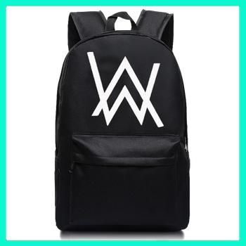 [HCM]Ba Lô Nam Thời Trang Alan Walker Chất Liệu Cao Cấp (Đen) D-H003