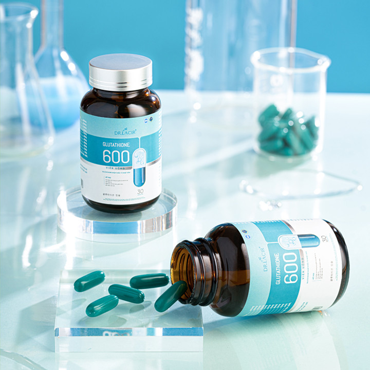 Combo 2 hộp trắng da glutathion 600 chính hãng